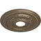 Ekena Millwork Galway Ceiling Medallion (Fits Canopies up to 3 1/4"), 15 3/4"OD x 3 1/4"ID x 1"P, Warm Silver CM15GAWSS - alternate 4
